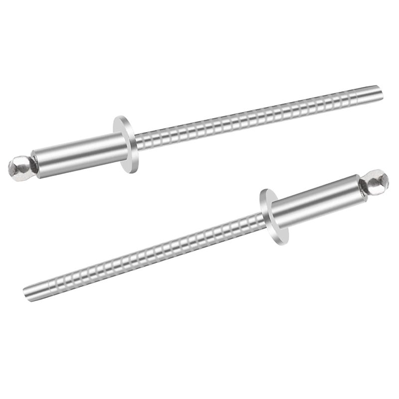 Sunxeke 100pcs 1/8 x 1/2 inch 304 Stainless Steel Pop Rivets, 3.2 x 12.7mm Blind Rivets for DIY/Automotive Repairs/Furniture - Image 1